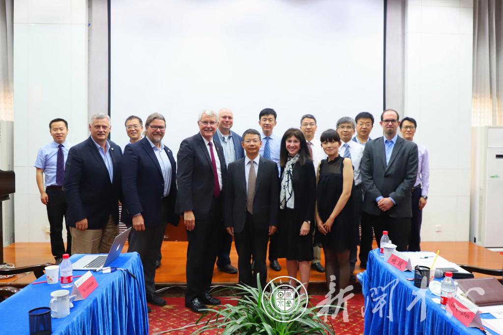 美国德州理工大学代表团来我校访问 