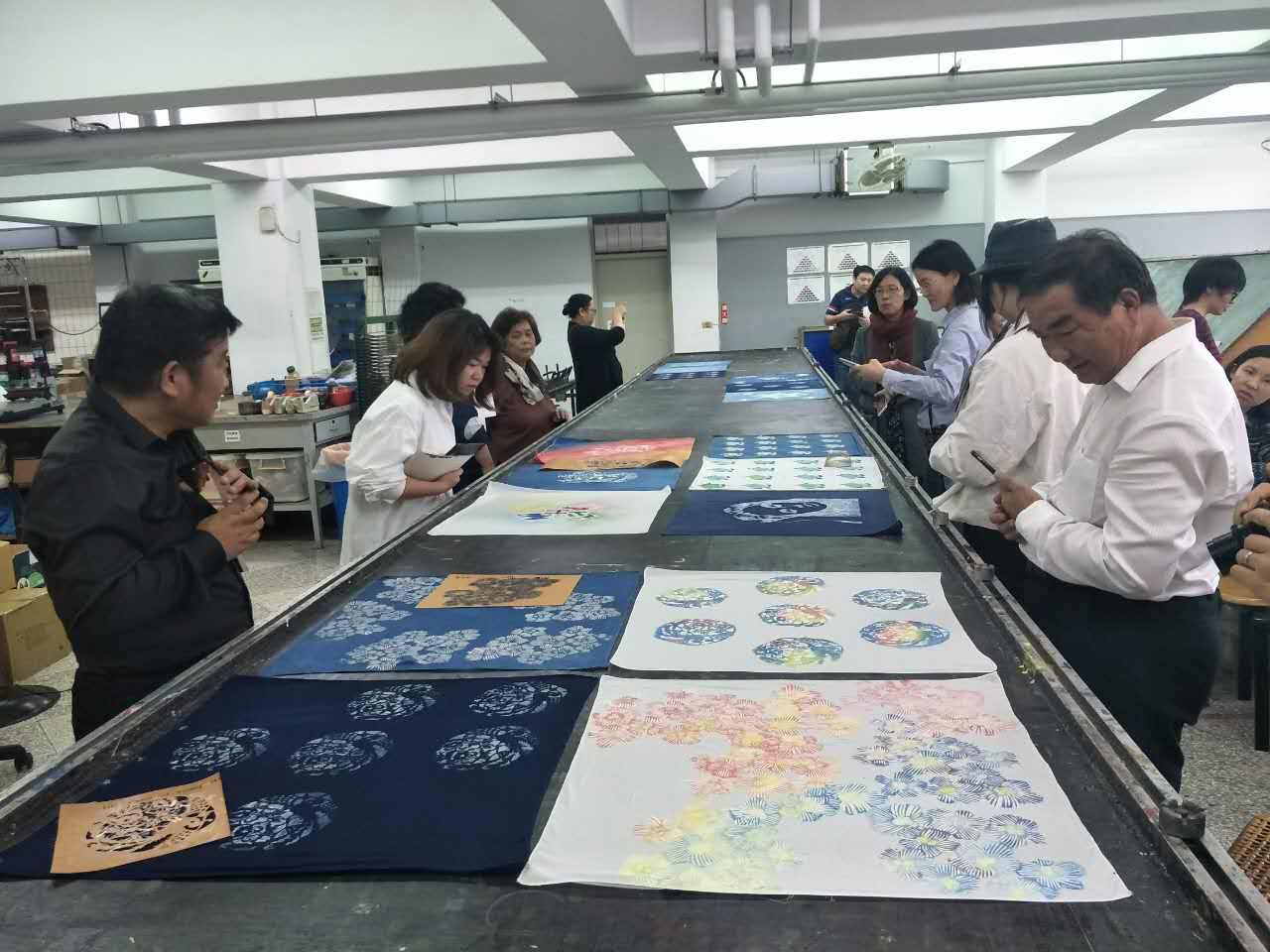 我校染缬艺术研究所赴台开展染缬考察交流